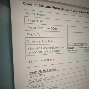 Chain of Custody