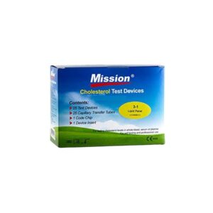 Acon Mission 3-in-1 Cholesterol Profile Test - 25 Test